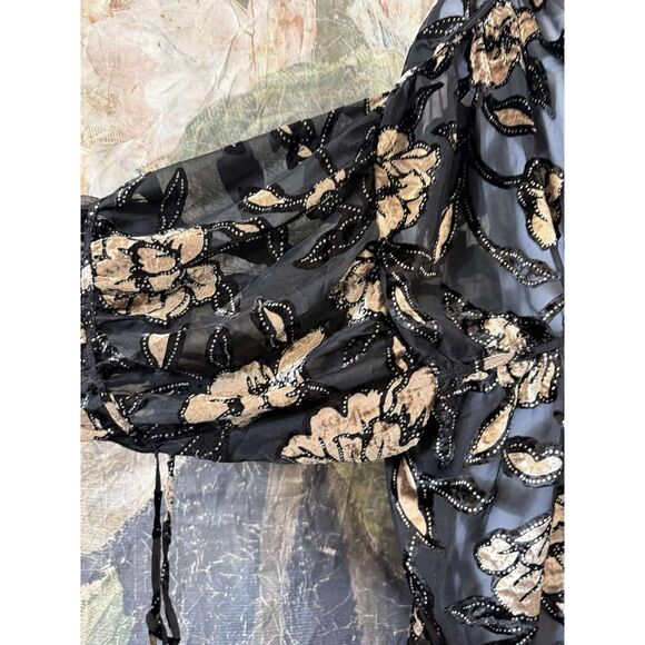 New Free People Velvet Juliet Kimono OS - Picture 7 of 9